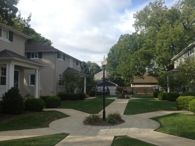 Courtyard view to Private Parking