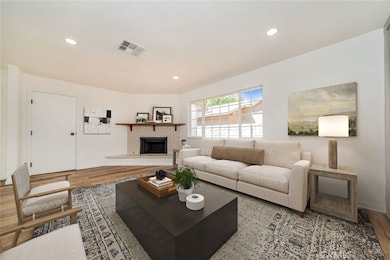 Living Room with Fireplace