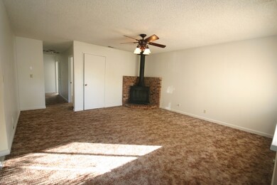 Living Room with Wood Stove