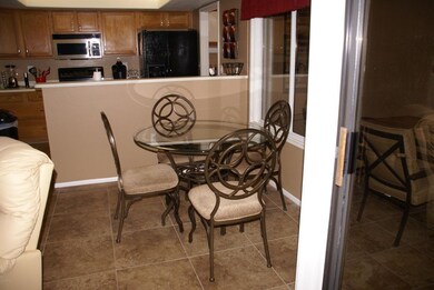 Informal dining area