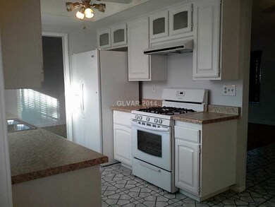 Property Photo. KKitchen with brand new refrigerat