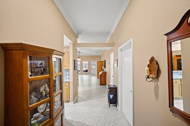 Lovely wide foyer as you enter the home from the f
