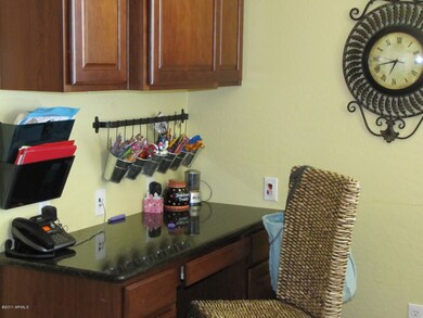 Built-in Desk in Kitchen
