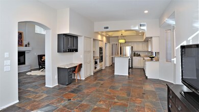 View From Family Room Off Kitchen