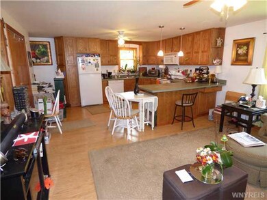 In-law Closeted laundry area to left of kitchen