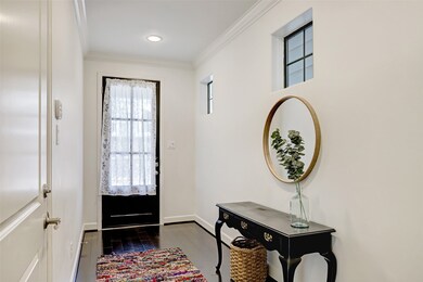 Long and inviting entryway allows plenty of natura