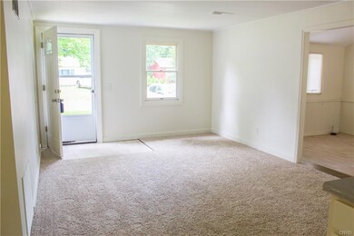Once inside, you are greeted by new paint, and bra