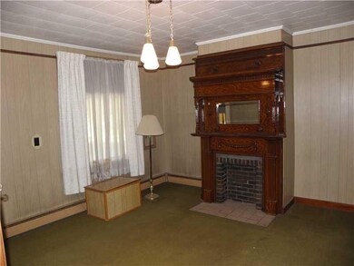 Dining Room. Gorgeous Wood around Decorative Firep