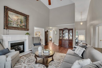 Vaulted Ceiling with fan