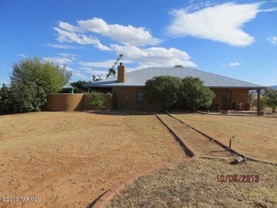 Back of house  Courtyard on the left