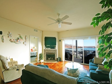 Living Room facing the lake.