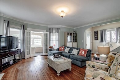 Large living room with finished Sun room for more light