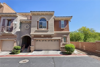 Mediterranean / spanish home featuring an attached garage, stucco siding, concrete driveway, and a tile roof