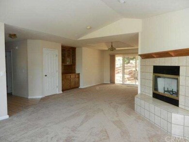View from living room to dining area