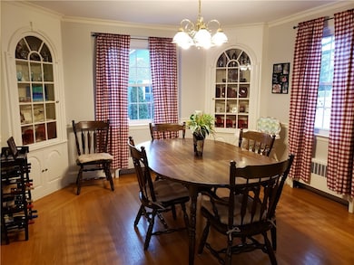 DINING ROOM WITH BUILT IN HUTCHES