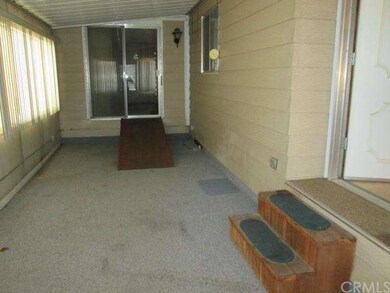 Enclosed East side patio