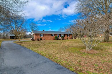 Newer paved driveway