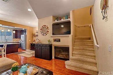 View of living room toward kitchen.