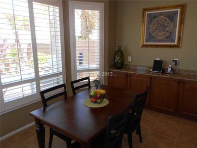 Kitchen. Breakfast nook-shutter blinds are typical