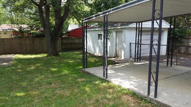 Back Yard, Patio and Garage