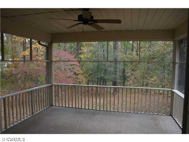 Porch - Screened porch overlooks private backyard.