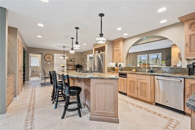Three large storage pantries in Kitchen