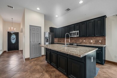 Large kitchen island