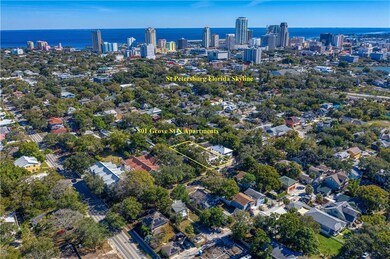 801 Grove Street N Apartments & St Petersburg Skyline