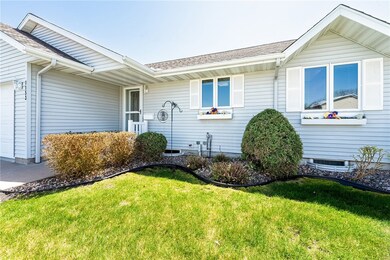 Cheery curb appeal.