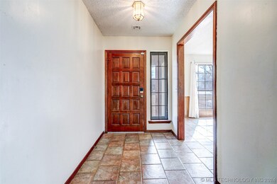 Front door with Tiled flooring