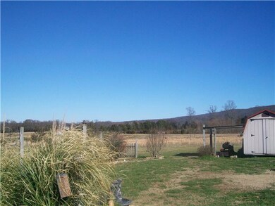 Great Backyard With a Storage Building