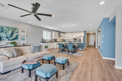 Another view of the beautiful open space. Perfect ceiling fan too.