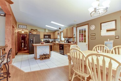 Eat in kitchen quickly accesses the dining and liv