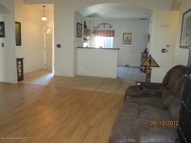Living Room Opens to Kitchen