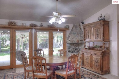 Dining area open to great room and outdoor space