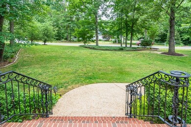 The view from the front door looking out onto the