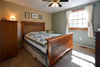 master bedroom easily holds large furnishings
