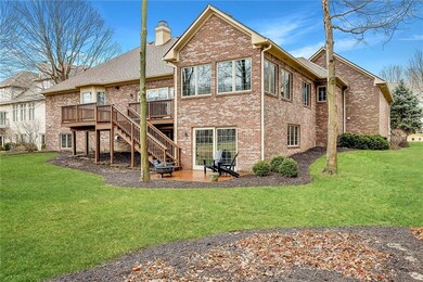 This gorgeous all-brick home was custom built by Jim Coffee. 