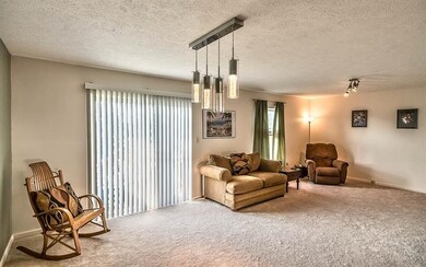 Living Room Dining Room Combo with Custom Lighting
