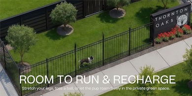 On site dog park for your furry friend to play and