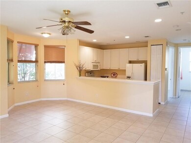 Living room/dining area and kitchen on second leve