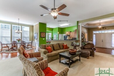 View to Foyer, kitchen and dining-room.