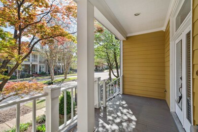 Balcony featuring covered porch