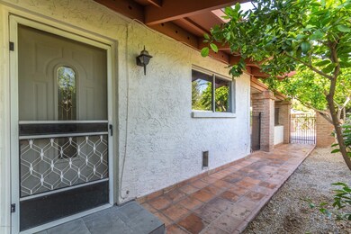 Front Door & Private Walk Way