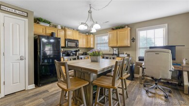 Spacious eat-in kitchen with pantry