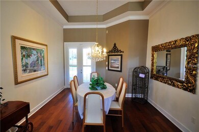 Dining Room with French Doors to Pool Deck