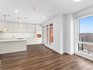 Living room looking to kitchen