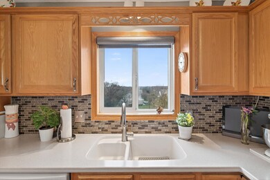 A view for miles out the kitchen window