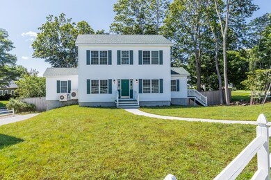 Front lawn and walkway