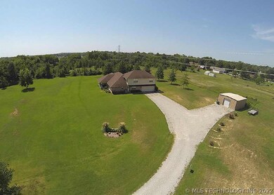 North side of property goes along the road and thr